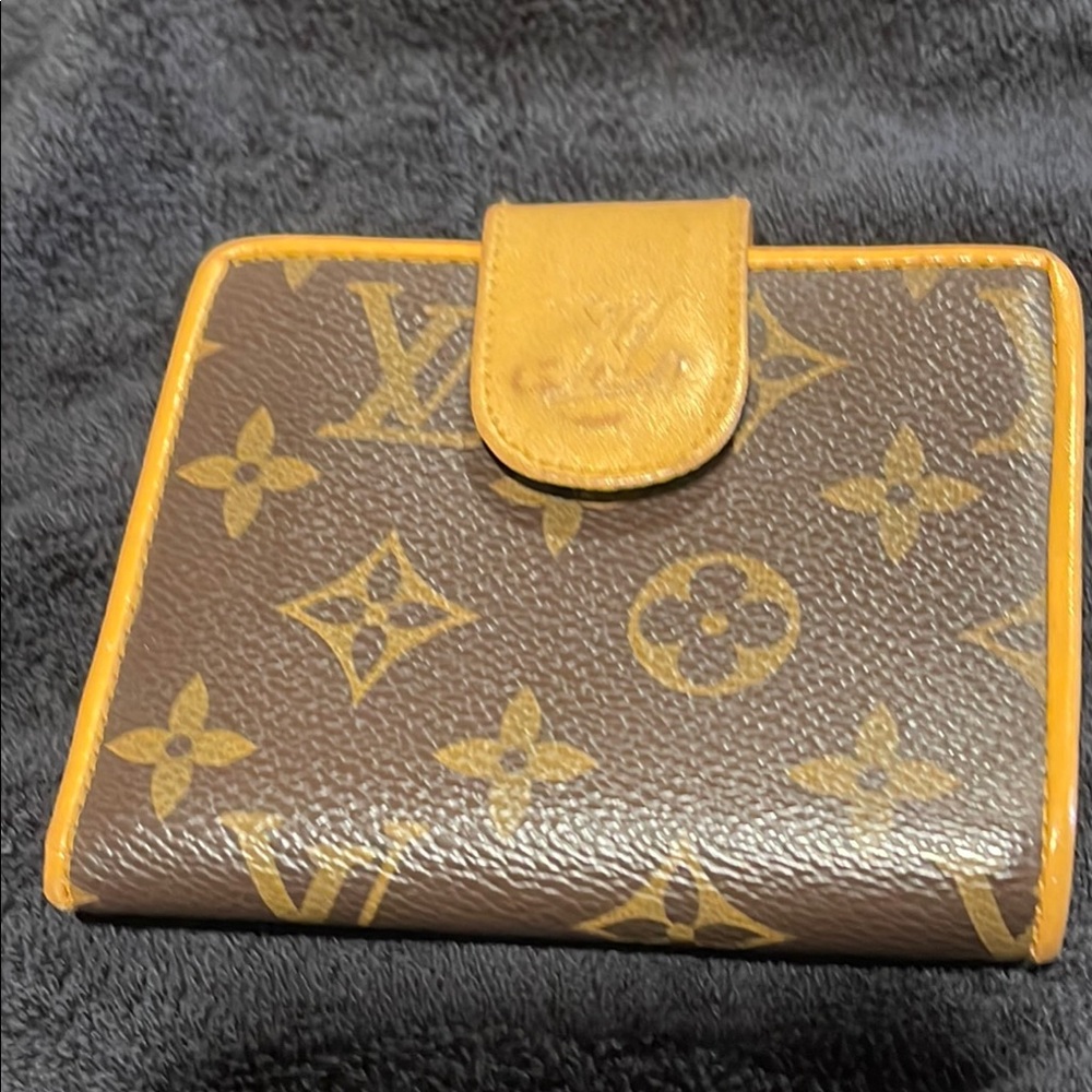 Louis Vuitton Brown and Tan Monogram Wallet